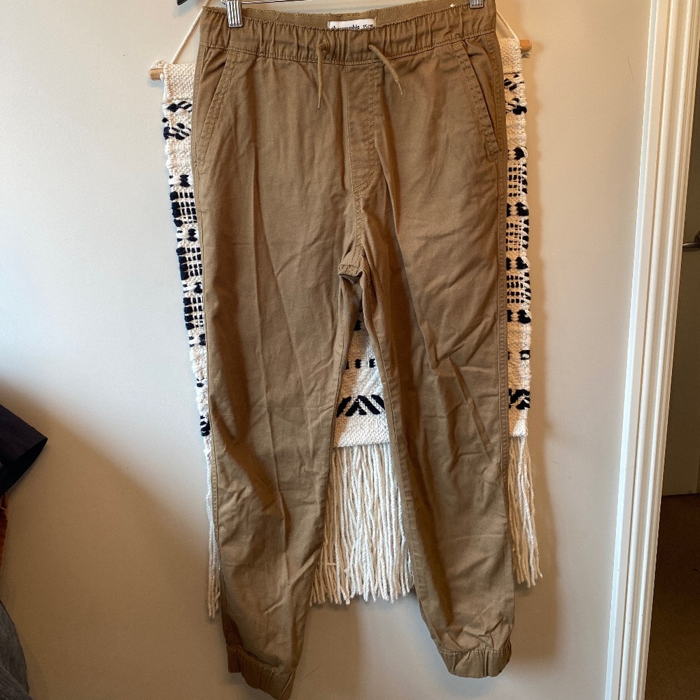 Abercrombie Kids Pants size 15/16 youth XL tan kaki